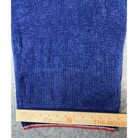 Vintage Jantzen Sweater Women Small Blue V-Neck Varsity - Picture 8 of 8